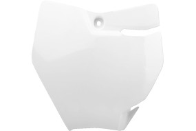 FRONT # PLATE SX65 16-23 WH