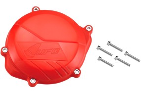 CLUTCH COVER W/MOUNTING KIT HONDA CRF450 RED